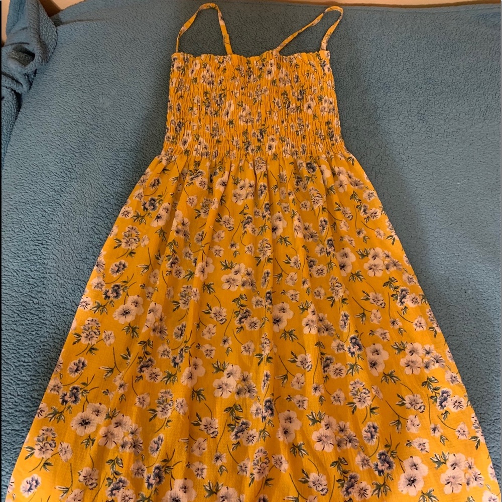 Yellow summer dress